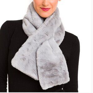 Fur Collar Scarf for Women (Gray)